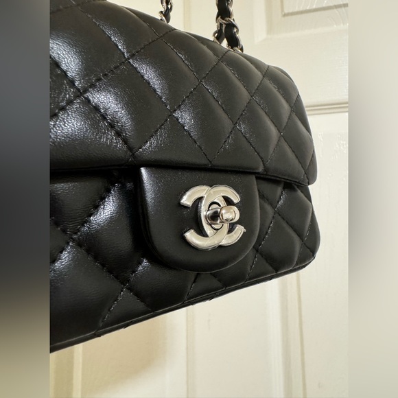 NIB Chanel 24C Quilted Mini Square Flap - Picture 5 of 7